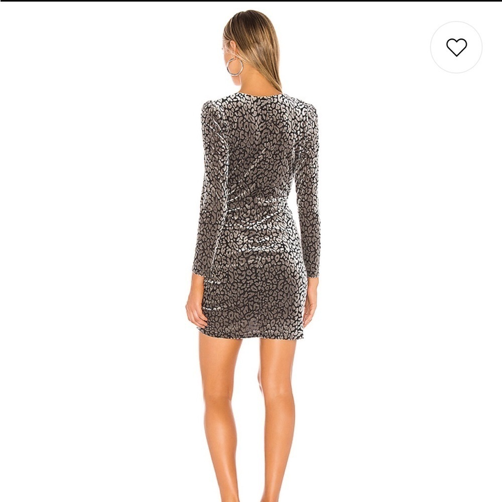 Gray velvet dress - Picture 5 of 5